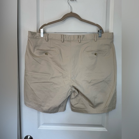 Peter Millar Men’s Khaki Pilot Twill Shorts - Size 42 - Picture 4 of 8